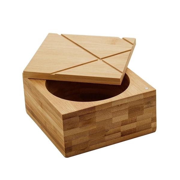 Imagem de Saleiro Quadrado Bambu 9Cm Class Home