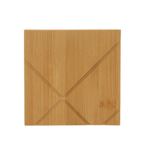 Imagem de Saleiro Quadrado Bambu C/Tampa 13Cm X 13Cm X 7Cm