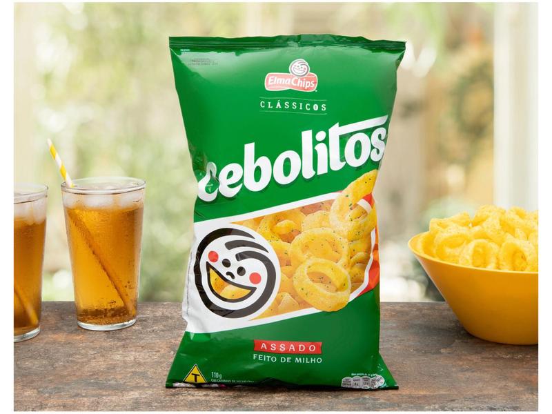 Imagem de Salgadinho Assado Cebola 110g - Cebolitos Elma Chips