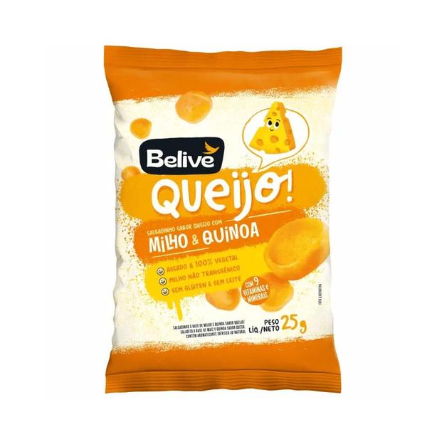 Imagem de Salgadinho Belive Sabor Queijo Sem Glúten - 25g