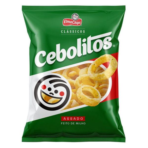 Salgadinho Cebolitos 33g - Elma Chips Imagem de Salgadinho Cebolitos 33g - Elma Chips