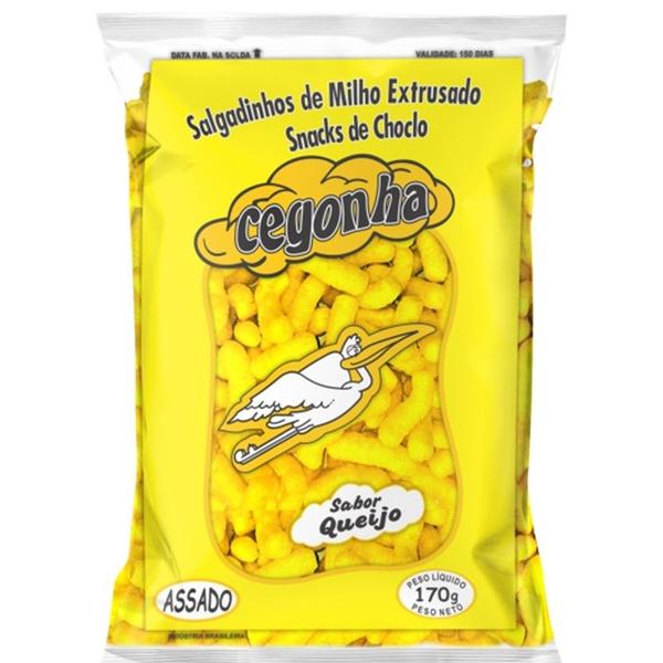 Imagem de Salgadinho Cegonha 170g Queijo 10un