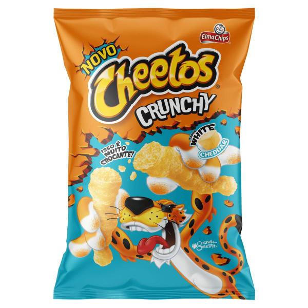 Salgadinho Cheetos Crunchy White Cheddar 78g Elma Chips Imagem de Salgadinho Cheetos Crunchy White Cheddar 78g Elma Chips