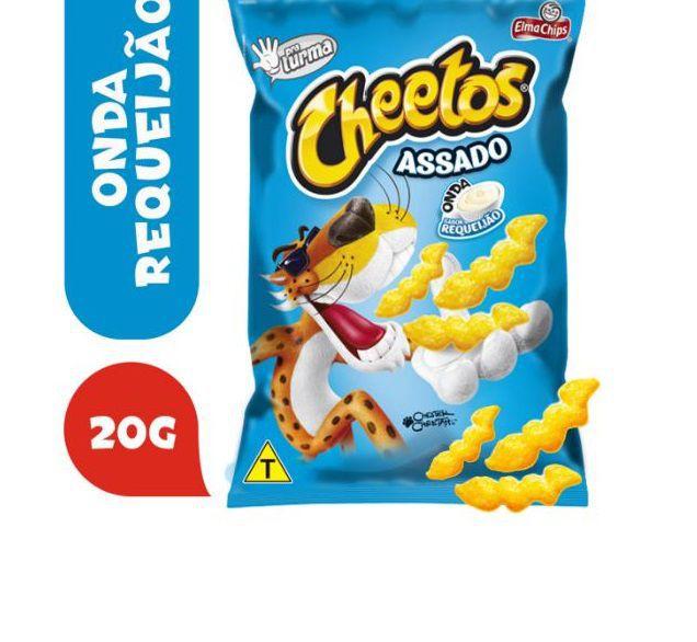 Salgadinho Cheetos requeijao onda 20g - Elma Chips- Caixa c/ 30 un Imagem de Salgadinho Cheetos requeijao onda 20g - Elma Chips- Caixa c/ 30 un