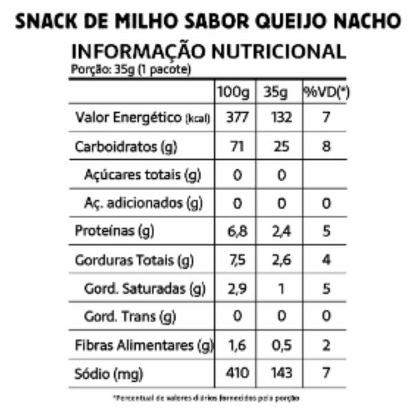 Imagem de Salgadinho de Milho e Quinoa Belive Zero Glúten Zero Lactose Queijo contendo 3 pacotes de 25g cada