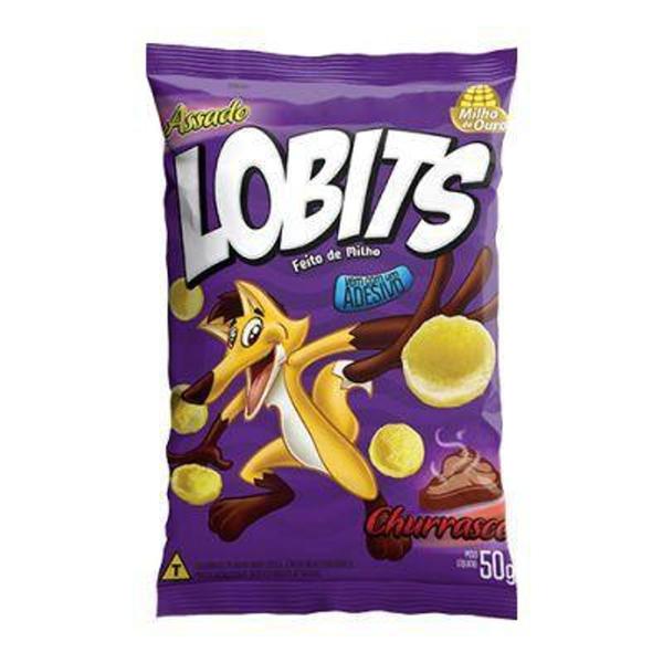 Salgadinho de Milho Sabor Churrarsco 50g Lobits Imagem de Salgadinho de Milho Sabor Churrarsco 50g Lobits