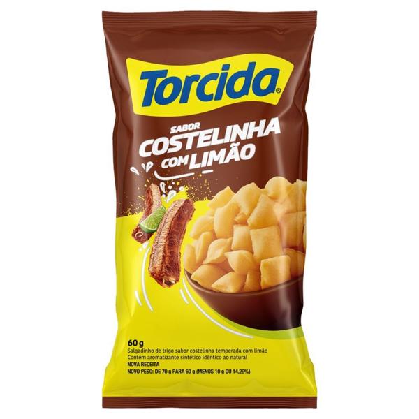 Imagem de Salgadinho de Trigo Torcida Costelinha com Limão 60g