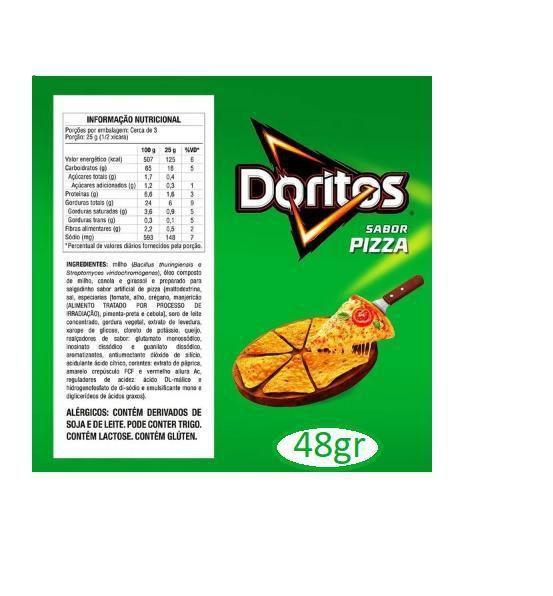 Imagem de Salgadinho Doritos Sabor Pizza 48Gr- Kit 10 Unidades