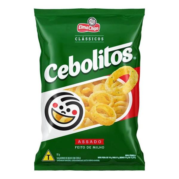 Imagem de Salgadinho elma Chips Cebolitos 91g