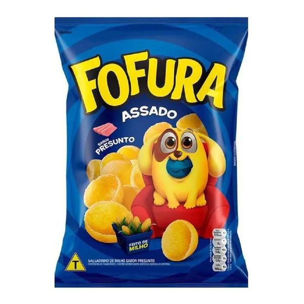 Imagem de Salgadinho Fofura Presunto 60g Kit com 10 unidades