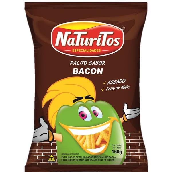 Imagem de Salgadinho Naturitos 160g Bacon