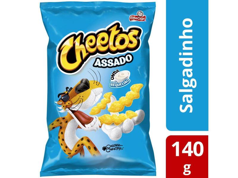 Salgadinho Onda Requeijão 140g - Cheetos Elma Chips Imagem de Salgadinho Onda Requeijão 140g - Cheetos Elma Chips