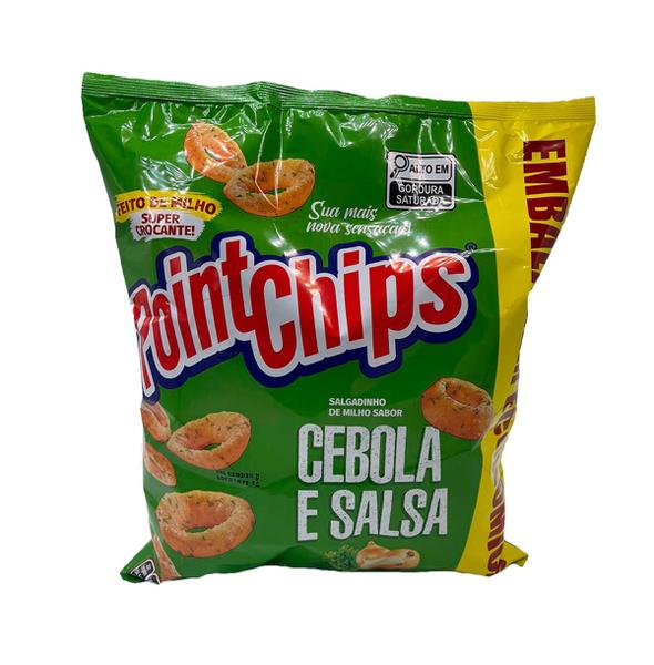 Salgadinho Pointchips Sabor Cebola e Salsa 200g - Point Chips Imagem de Salgadinho Pointchips Sabor Cebola e Salsa 200g