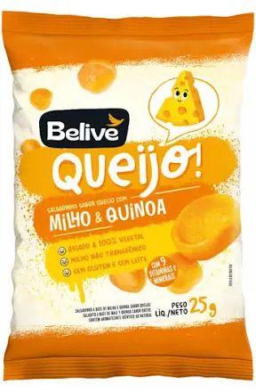 Imagem de Salgadinho Sabor Queijo Com Milho E Quinoa Belive 25 g