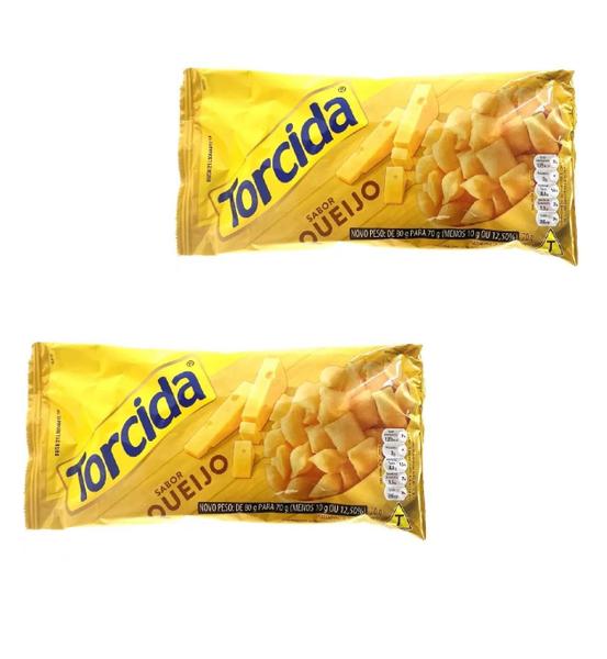 Salgadinho Torcida Queijo 70G - Lucky- Kit 15 Pacotes Imagem de Salgadinho Torcida Queijo 70G - Lucky- Kit 15 Pacotes