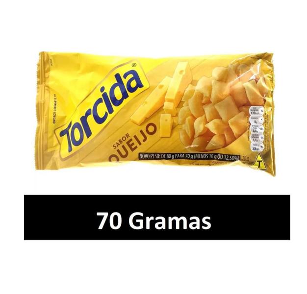 Salgadinho Torcida Queijo 70G - Lucky- Kit 15 Pacotes Imagem de Salgadinho Torcida Queijo 70G - Lucky- Kit 15 Pacotes