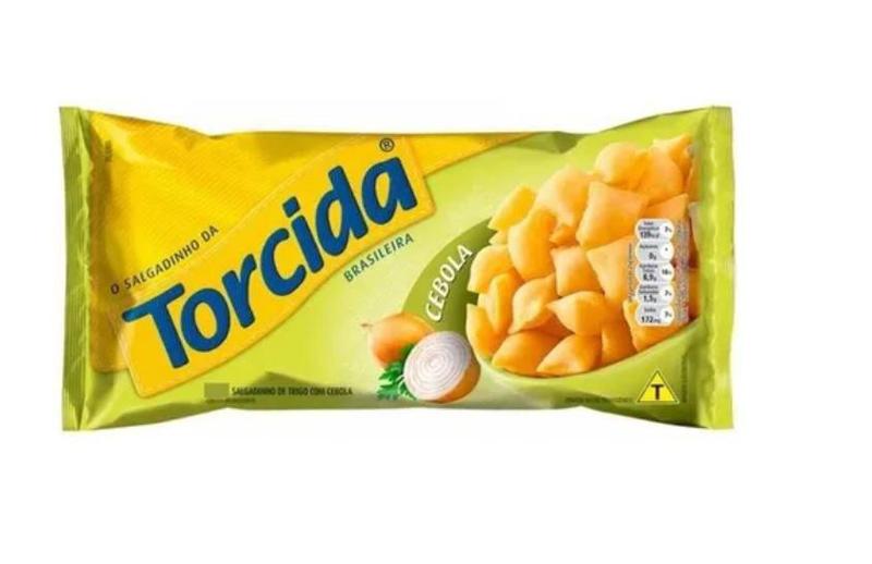 Salgadinho Torcida Sabor Cebola Caixa 40 Unidades - Lucky Imagem de Salgadinho Torcida Sabor Cebola Caixa 40 Unidades