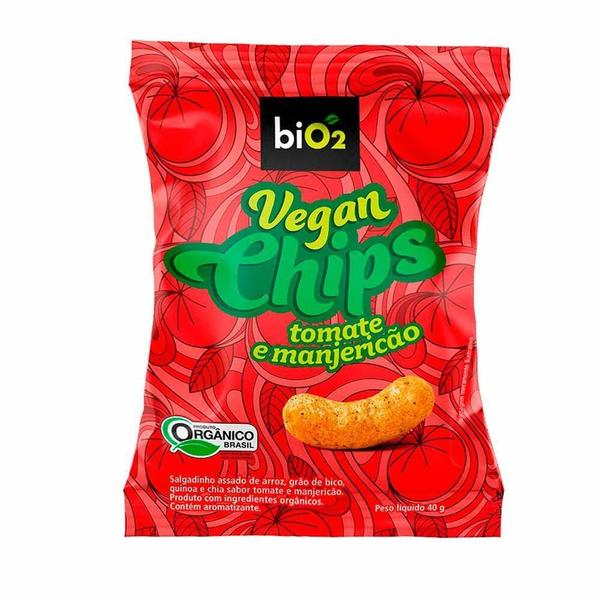 Imagem de Salgadinho Vegan Chips Sabor Tomate E Manjericão Bio2 40G