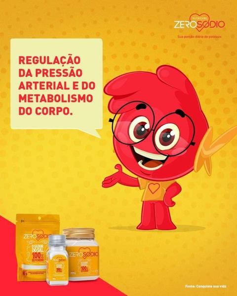 Imagem de Salgante / Sal Zero Sódio Nutricare 300g - Saúde e Bem Estar