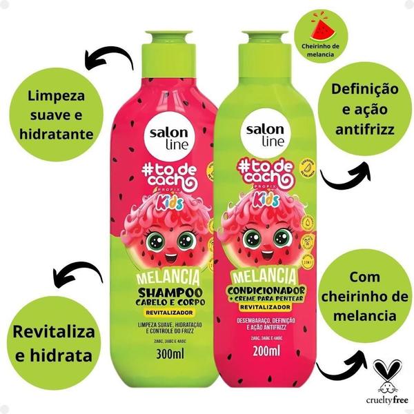 Imagem de Salon Line Kids Todecacho: Shampoo E Condicionador Melancia