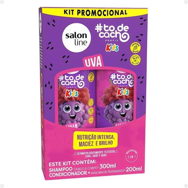 Imagem de Salon Line Kids Todecacho: Shampoo E Condicionador Uva