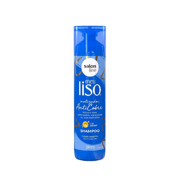 Imagem de Salon Line Meu Liso Matizador Anticobre Shampoo 300Ml