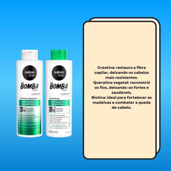 Imagem de Salon Line SOS Bomba Antiqueda Shampoo e Condicionador 200ml