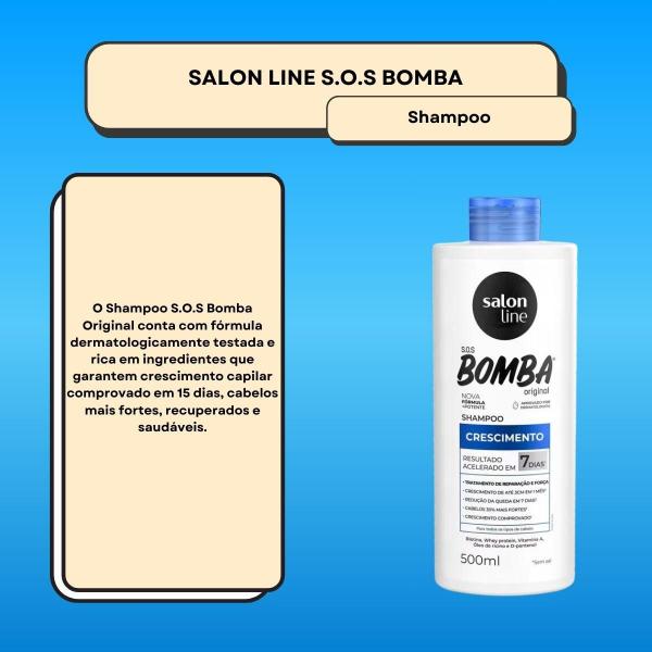 Imagem de Salon Line SOS Bomba Original Shampoo 500ml