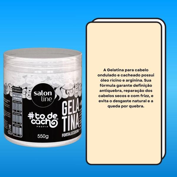 Imagem de Salon Line todecacho Gelatina Fortalecedora 550g