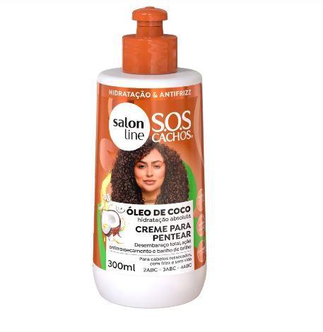 Imagem de SalonLine Creme De Pentear SOS Cachos Coco Trat. Profundo - 300ml