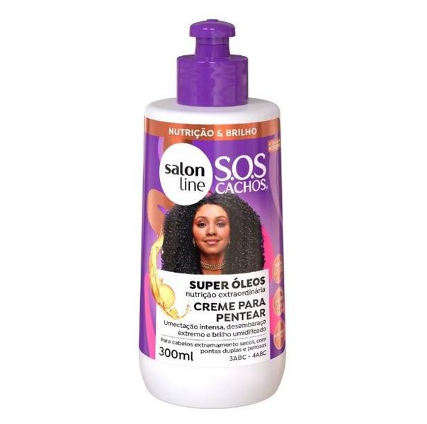 Imagem de SalonLine Creme De Pentear SOS Cachos Super Óleos - 300ml