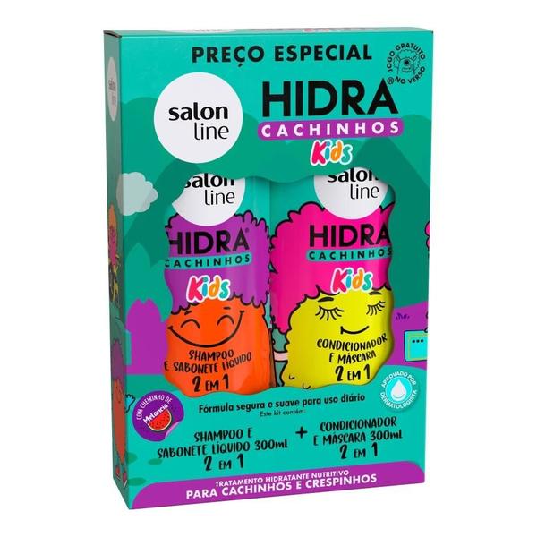 Imagem de SalonLine Kit Sh + Cond Hidra Cachinhos Kids 300ml