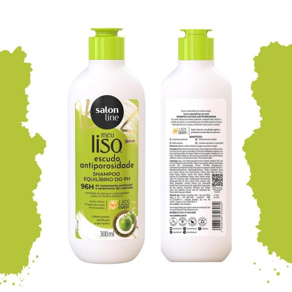 Imagem de SalonLine Shampoo Meu Liso escudo antiporosidade 300ml