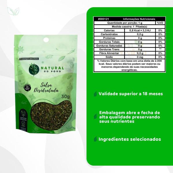 Salsa Desidratada - Ervas e Especiarias - Rocha Saúde Imagem de Salsa Desidratada - Ervas e Especiarias
