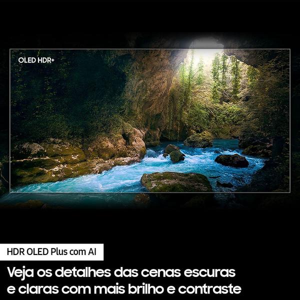 Imagem de Samsung AI Big TV 77" OLED 4K 77S90D 2024,  Processador com AI, Painel até 144hz, Design LaserSlim, AI Energy Mode, Alexa built in