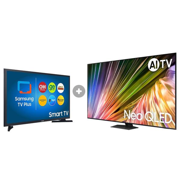 Imagem de Samsung AI TV 65" Neo QLED 4K 65QN85D 2024 + Smart TV 32" Tizen HD 32T4300