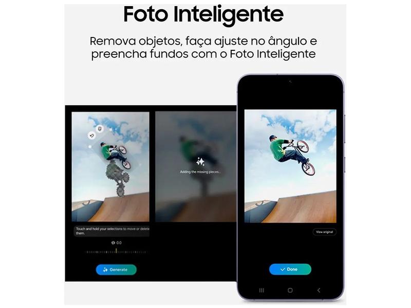 Samsung Galaxy S23 FE 5G Smartphone Android - 128GB Creme + Watch FE 40mm Azul 16GB Imagem de Samsung Galaxy S23 FE 5G Smartphone Android