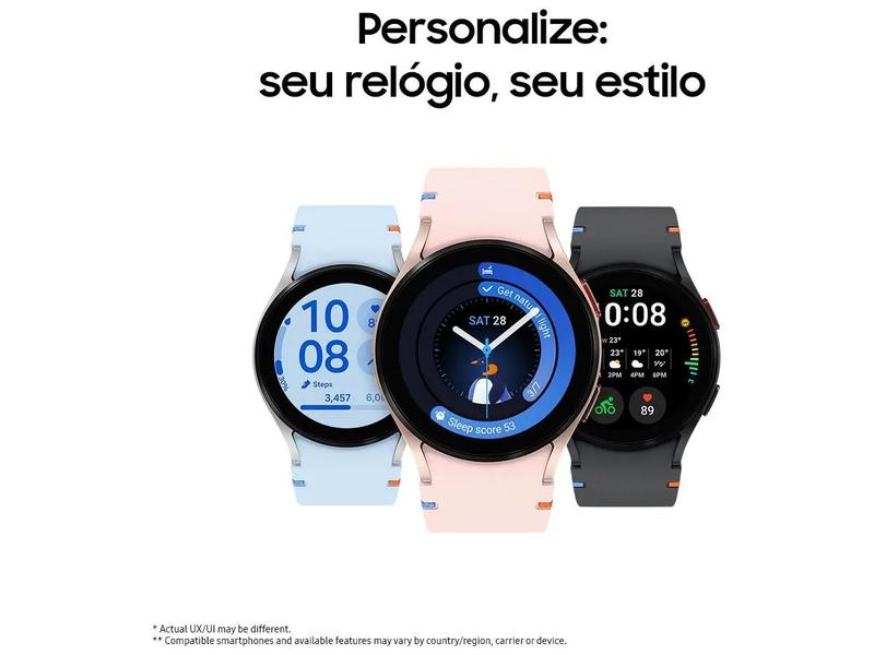 Samsung Galaxy S23 FE 5G Smartphone Android - 128GB Creme + Watch FE 40mm Azul 16GB Imagem de Samsung Galaxy S23 FE 5G Smartphone Android