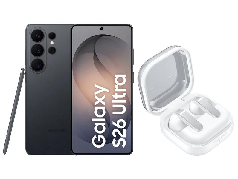 Samsung Galaxy S26 Ultra 5G 1TB Galaxy AI Preto - 12GB RAM + Fone de Ouvido Bluetooth Galaxy Buds 4 Samsung Galaxy S26 Ultra 5G 1TB Galaxy AI Preto - 12GB RAM + Fone de Ouvido Bluetooth Galaxy Buds 4