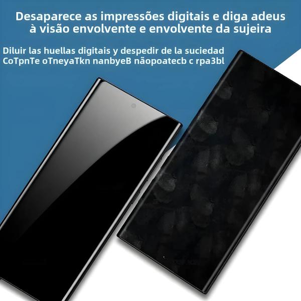 Imagem de Samsung Galaxy S9 S10 S20 S21 S22 S23 Nota 10 20 Protetor De Tela De Hidrogel Antiespião 2 Peças