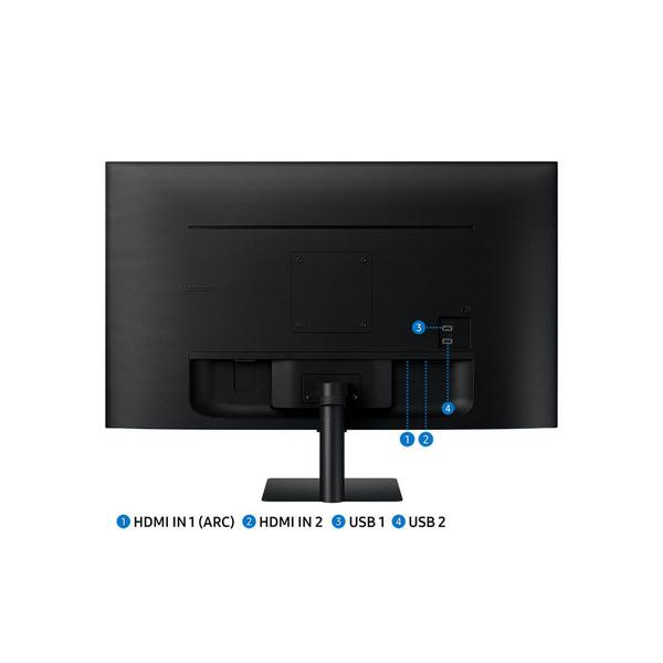 Imagem de Samsung Smart Monitor M5 27" 2024 FHD, Tela Plana, Painel VA, 60Hz,Smart Hub, Gaming Hub, AirPlay