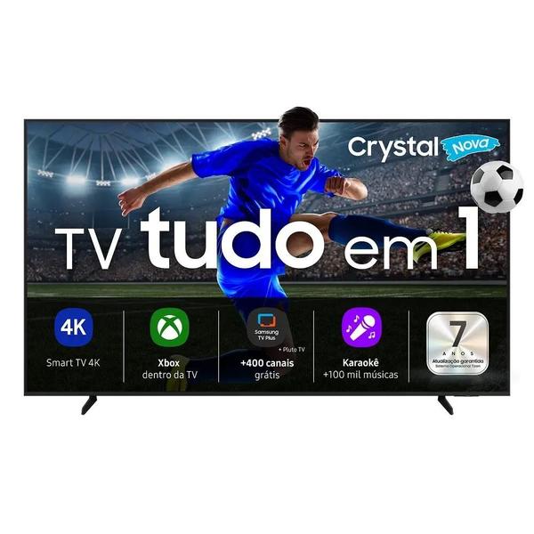 Samsung Smart TV 50" Crystal UHD 4K U8600F 2025, Xbox Cloud Gaming, Canais Gratuitos, Alexa