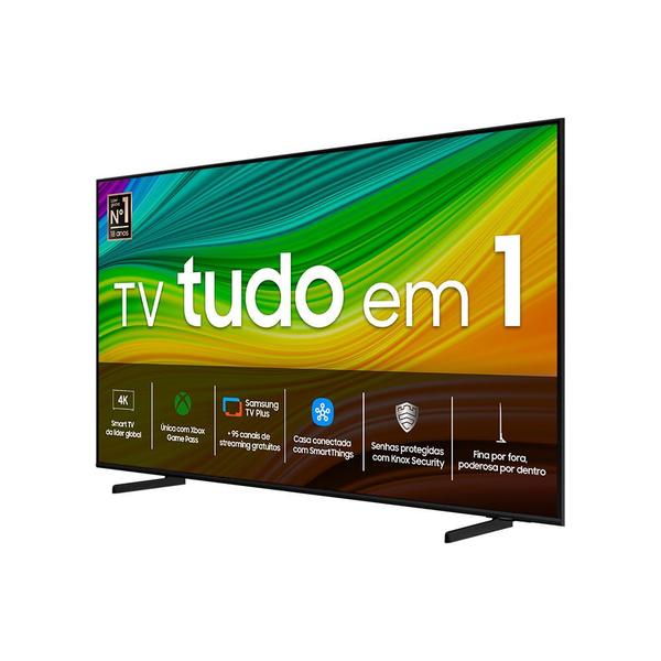 Imagem de Samsung Smart TV 50" QLED 4K Q60D 2024, Modo Game, Tela sem limites, Design slim, Visual livre de cabos, Alexa built in