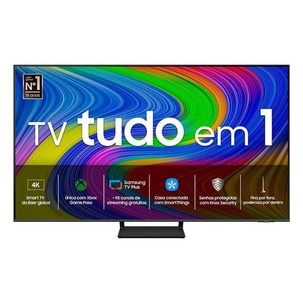 Samsung Smart TV 55" QLED 4K Q65D 2024, Modo Game, Tela sem limites, Design slim, Visual l... Samsung Smart TV 55" QLED 4K Q65D 2024, Modo Game, Tela sem limites, Design slim, Visual l...