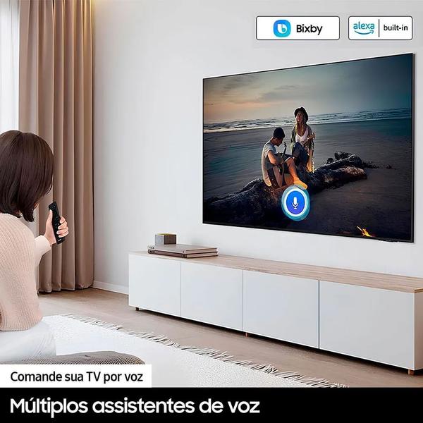 Imagem de Samsung Smart TV 55" UHD 4K 55DU7700 2024, Processador Crystal 4K, Gaming Hub, AI Energy Mode, Controle SolarCell, Alexa built in
