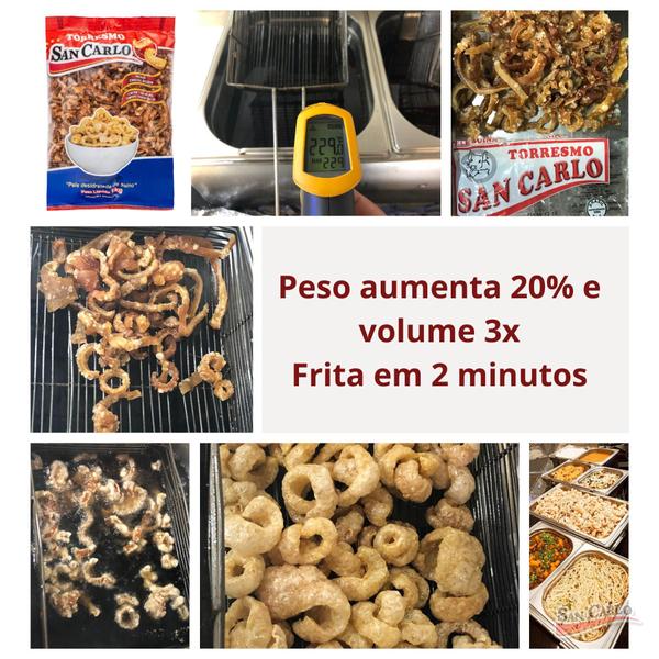 Imagem de San Carlo Torresmo pré-frito 1kg Pururuca de Pele Suína 100% Natural Low Carb