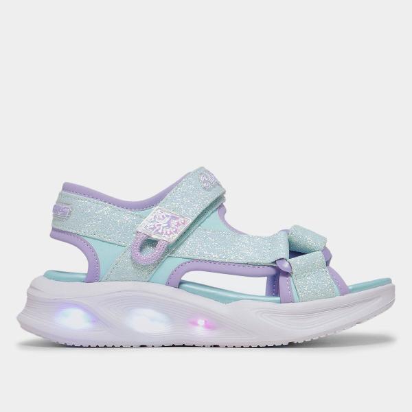 Sandália Infantil Skechers Sola Glow Menina Sandália Infantil Skechers Sola Glow Menina