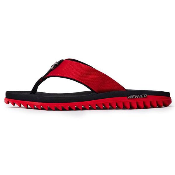 Sandália Kenner Kivah Masculina - Preto e Vermelho Imagem de Sandália Kenner Kivah Masculina - Preto e Vermelho