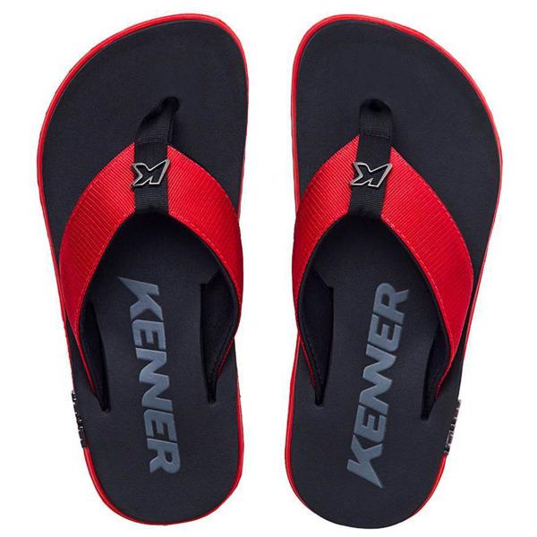 Sandália Kenner Kivah Masculina - Preto e Vermelho Imagem de Sandália Kenner Kivah Masculina - Preto e Vermelho