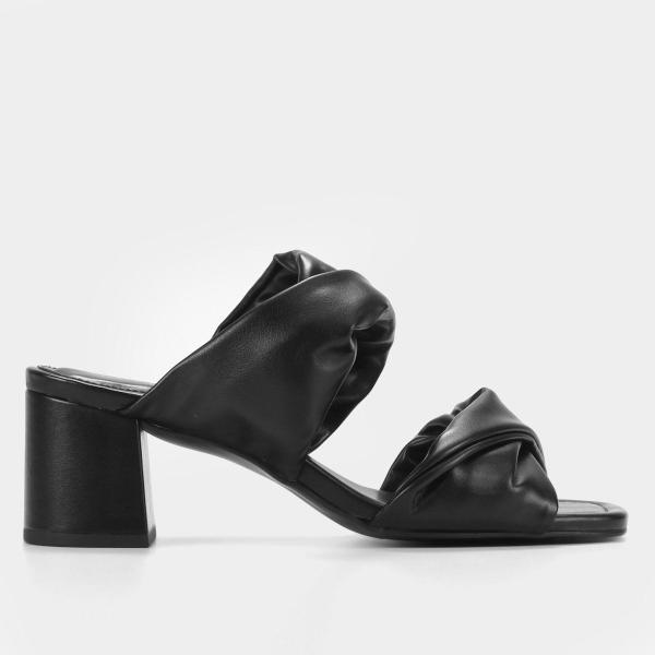 Sandália Loucos Santos Salto Médio Grosso Feminina Sandália